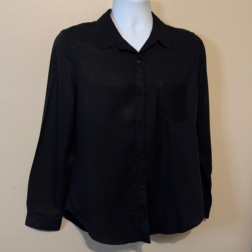 Ecothreads Classic Black Button Down Shirt